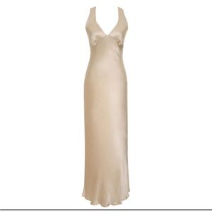 Rumored Satin Maxi dress